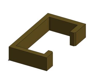 Holder for 2x FJÄLLBO Shelvings