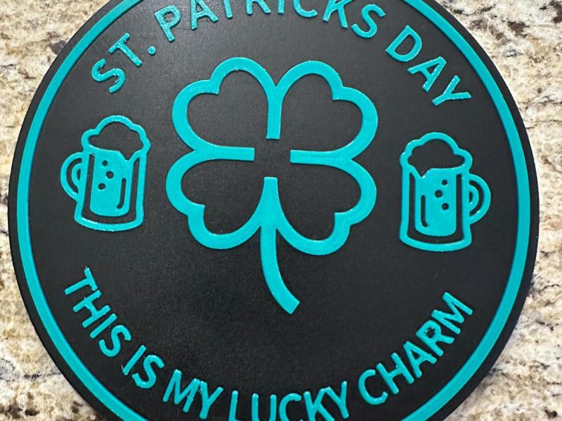 St Patrick's Day Lucky Charm Pendant Hype Chains