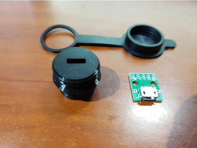 Watterproof Micro USB connector