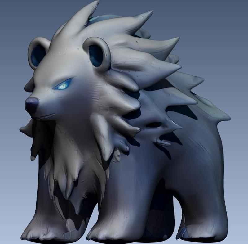 Luminara - The Light Bending Polar Bear - FREE For Personal Use