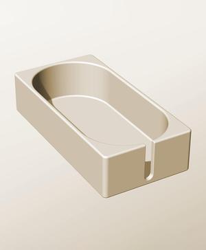CX96-50-SS Modular slotted component container modern decor