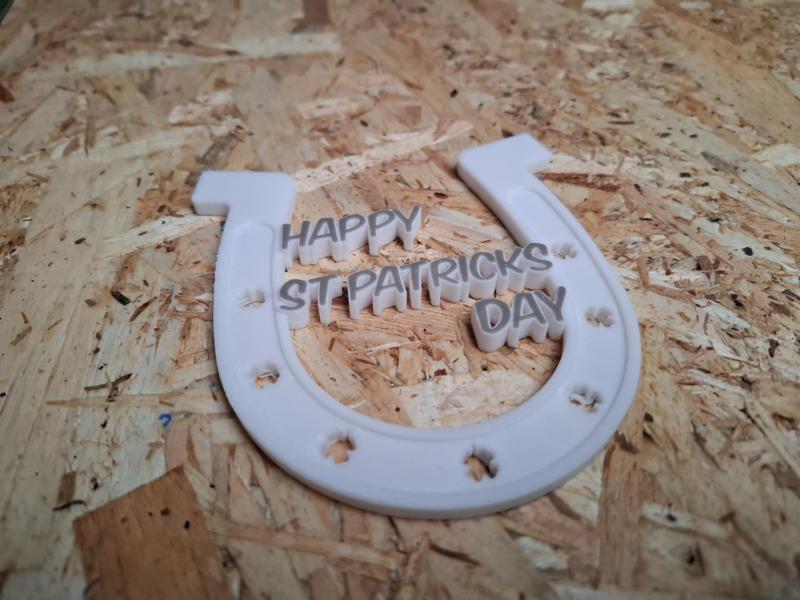 St Patrick's Day Luck Horseshoe