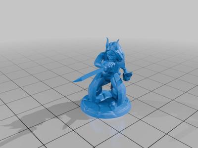 Crouching Swashbuckler