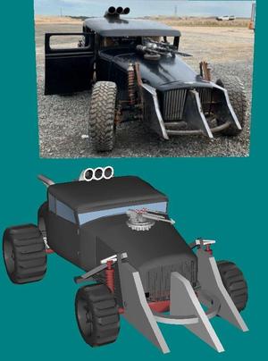 mad max furiosa  cranky jack car 