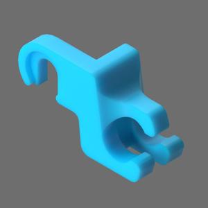 Ender 3 Cable Clip for Metal Extruder (original plastic mimic)