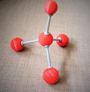Chemistry molecule model
