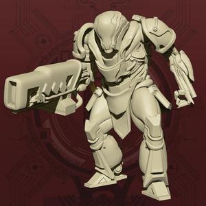 (Centauri) Infernal Soldier - Intimidating Pose