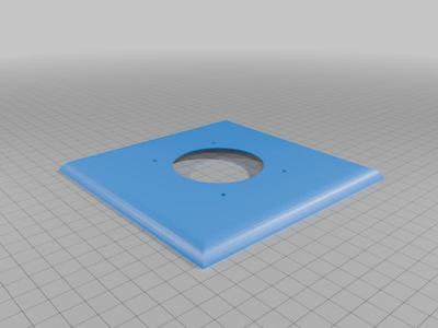 NEMA 14-50R jumbo wall plate