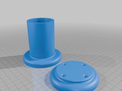 Filament roll wall holder