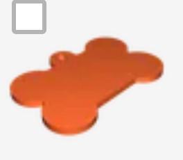 dog bone medal or  keychain