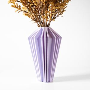 The Kimi Vase, Modern and Unique Home Decor for Dried and Preserved Flower Arrangement  | STL File