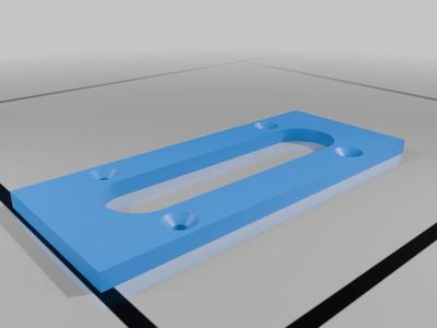 cornhole board side handle router template