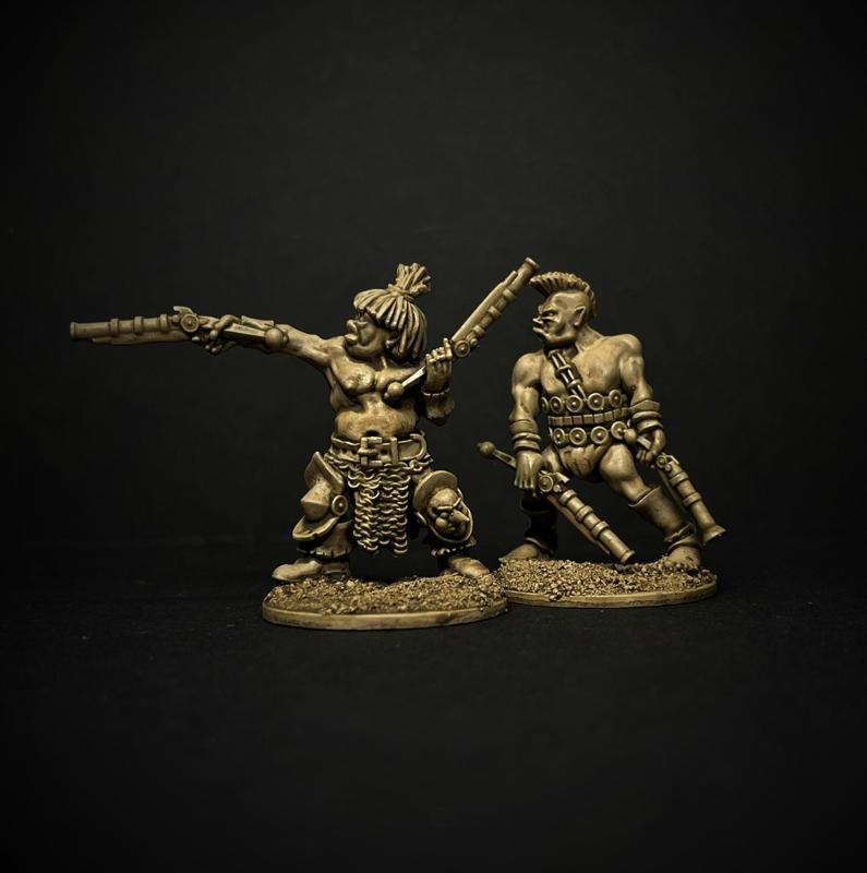 Chaos Thug Flintlock Pistoleers