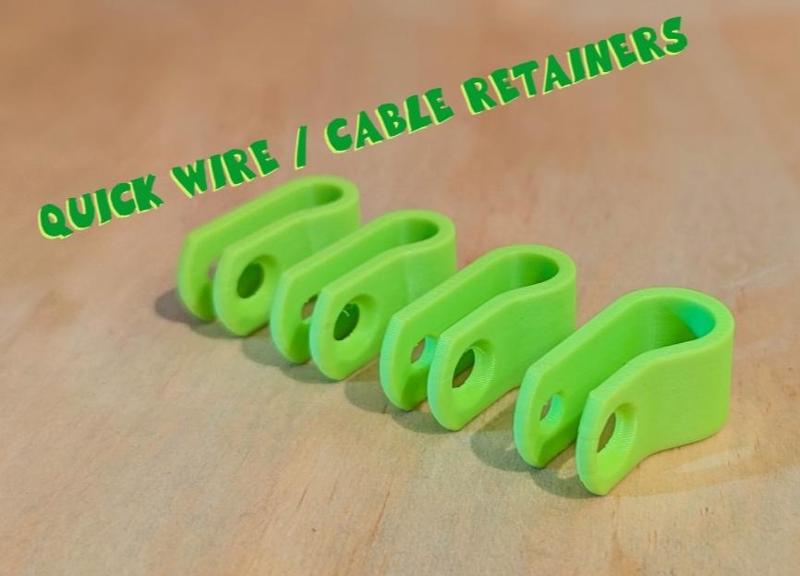 Quick Wire/Cable Retainers