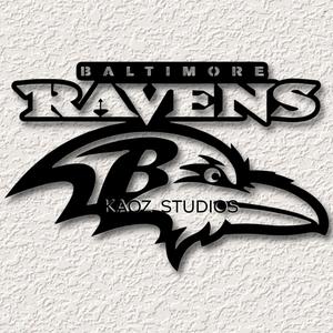 baltimore ravens wall art football wall decor sports logo decoration