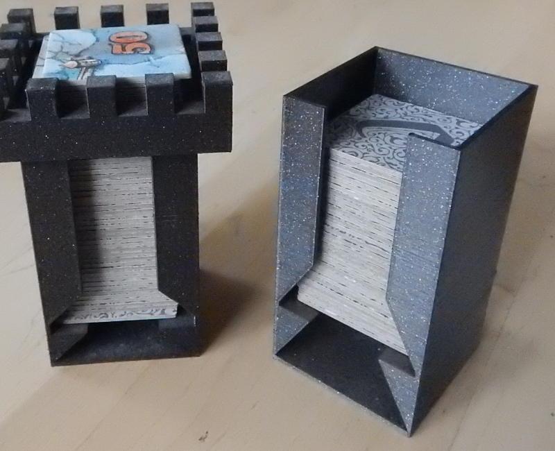 Kartentürme für das Spiel Carcassone