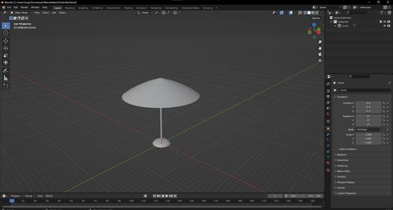 Blender-Beach-Umbrella