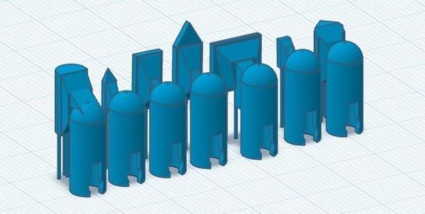 Minicabezales  de lijadora de vaivén