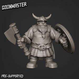 Axe n Shield Dwarf