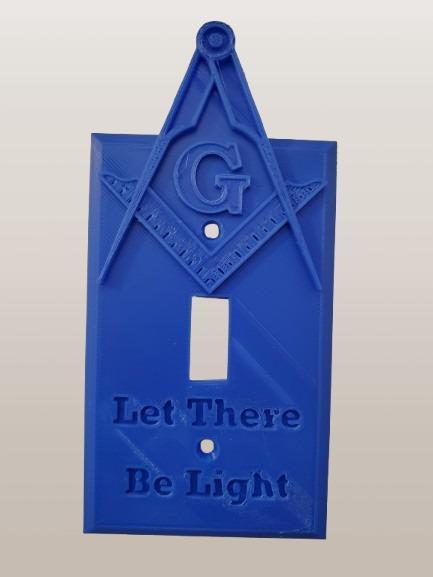 Masonic Light Switch Cover