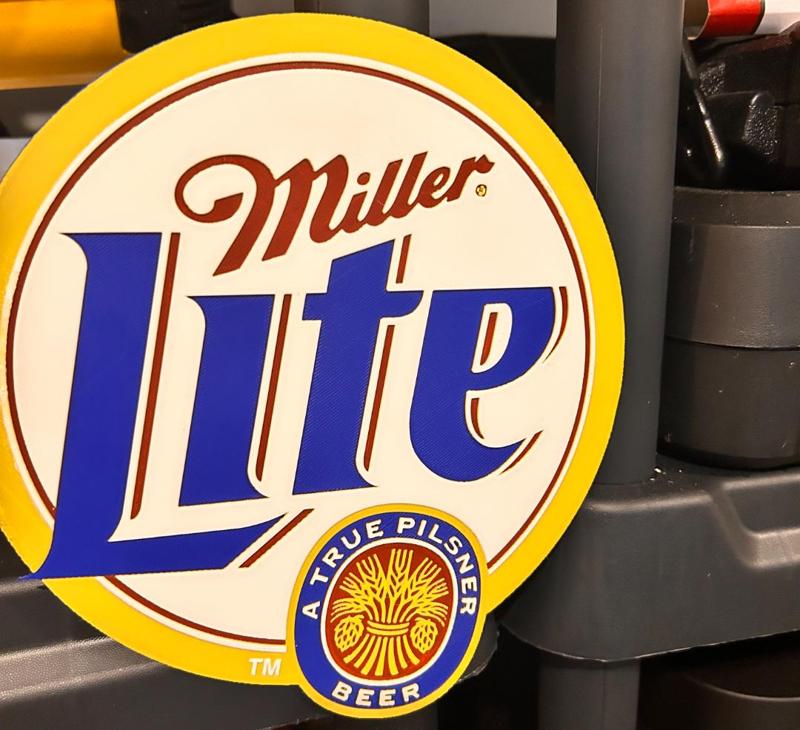 Miller Lite Beer Sign HueForge