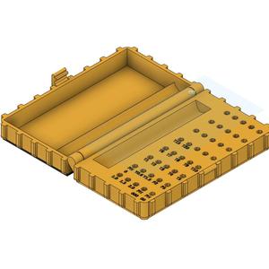 Screwdriver case with 4mm bit storage