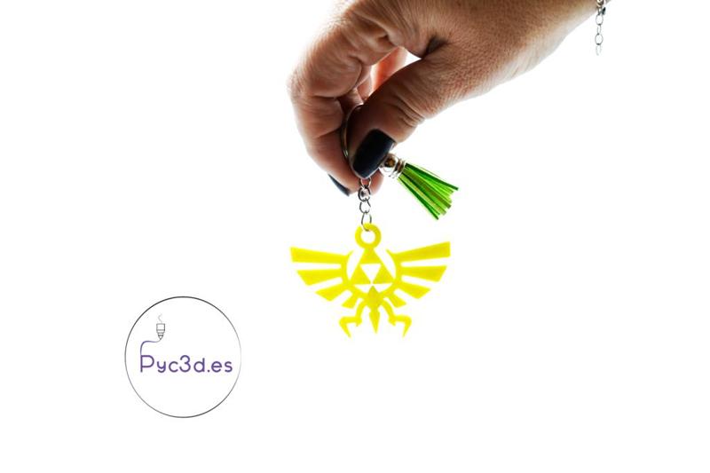 TRIFORCE LOGO THE LEGEND OF ZELDA KEYRING