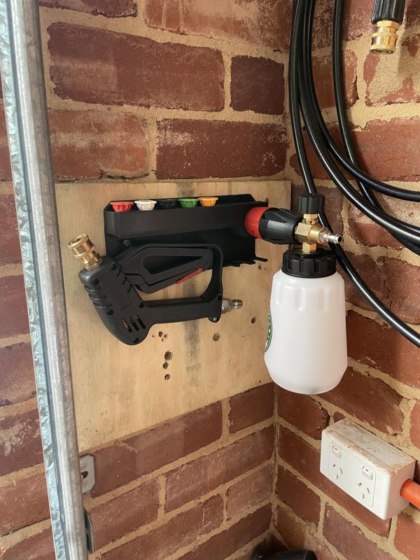 Pressure Washer Attachments Holder