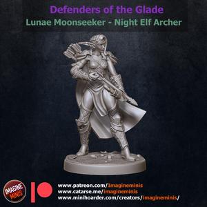 Defenders of the Glade - Night Elf Archer - Lunae Moonseeker