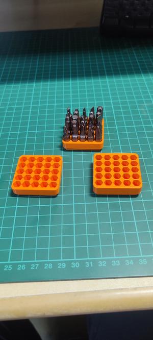 gridfinity 1x1 hex bit organizer