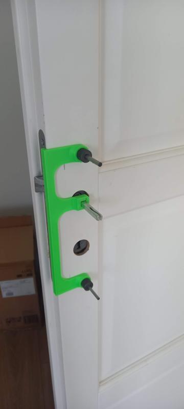 Door handle Drill Guide - Inspire Eina Leroy Merlin