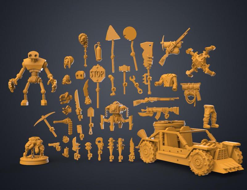 Magnetic DnD - Postapocalyptic Pack