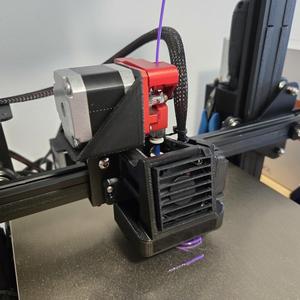 Ender 3 Pro direct drive mount for dual gear extruder