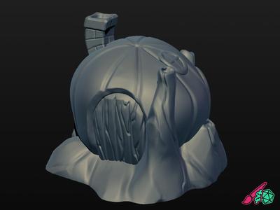 Fantasy Pumpkin house 04