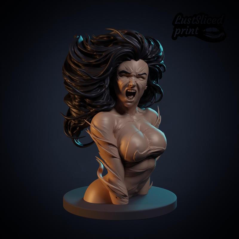 Angry Hero Bust 80mm and 120mm
