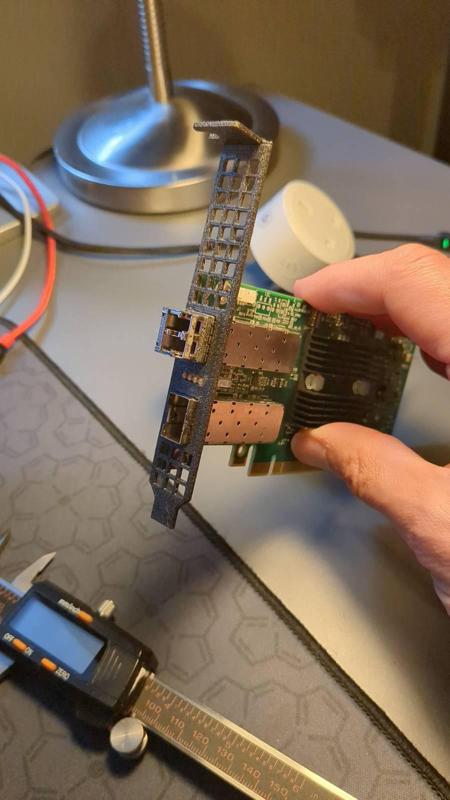 Mellanox ConnectX-2 CX312A Full Length PCIe Bracket Shield