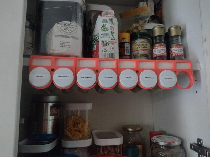 spice holder shelf - porta spezie da ripiano