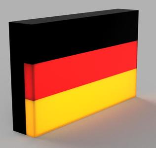 World Flags - Germany LED Lamp