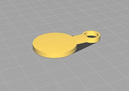 UK Trolly (pound) coin keychain