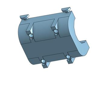 Hobie Rail Clamp and Tackle Box