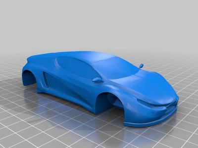 Sci fi Sporty car 1
