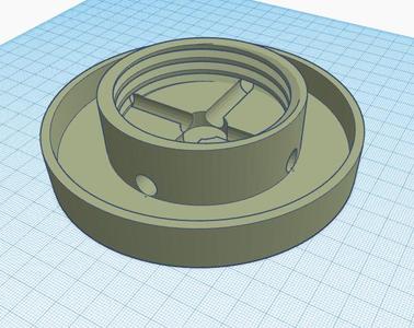 Mason jar chicken waterer v2