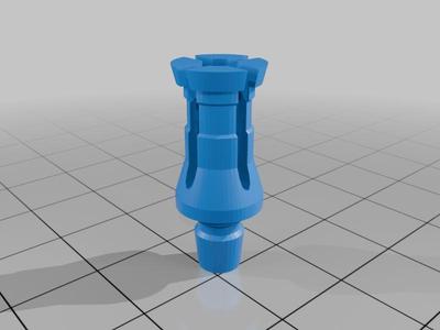 Parametric through-hole tube clamp