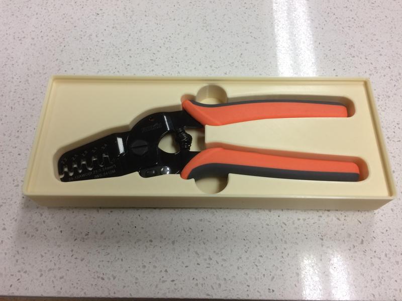 Gridfinity tray for IWISS IWS-2820M & IWS-2412M crimping tools