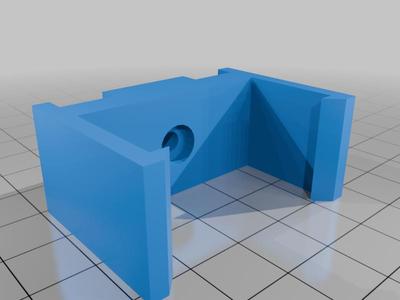 Single LED lighting strip batten clip for Molly M4 fasteners
