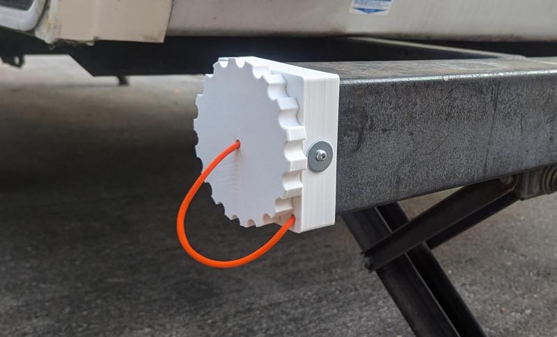 RV/Caravan Bumper Cover Screw Cap (Square profile tube)