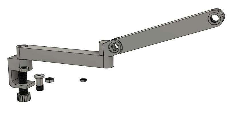 Sturdier Low Profile Mic arm