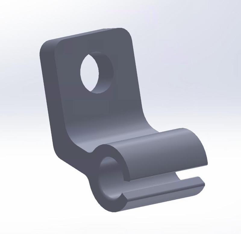 Kederhaken Hook an Airlineschiene