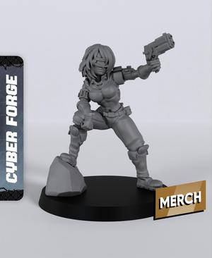 Cedella - With Free Cyberpunk  - Sci-Fi Gift Ideas for RPG and Wargamers