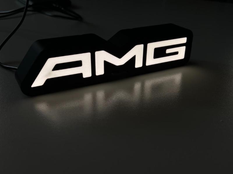 AMG Mercedes Light Box Led Lamp lightbox